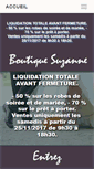 Mobile Screenshot of boutiquesuzanne.be
